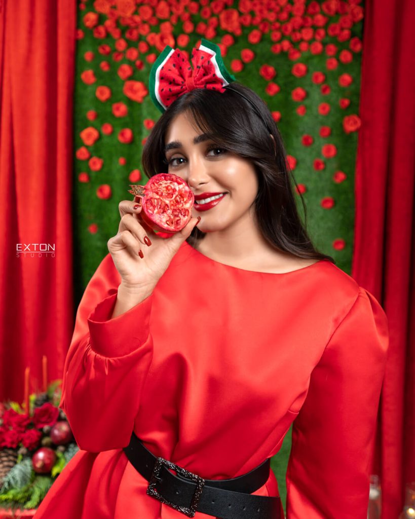 عکس تک نفره یلدایی