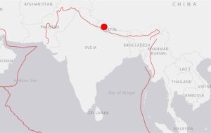 Earthquake shakes buildings in New Delhi