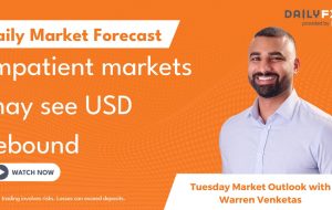 Impatient markets may see USD rebound