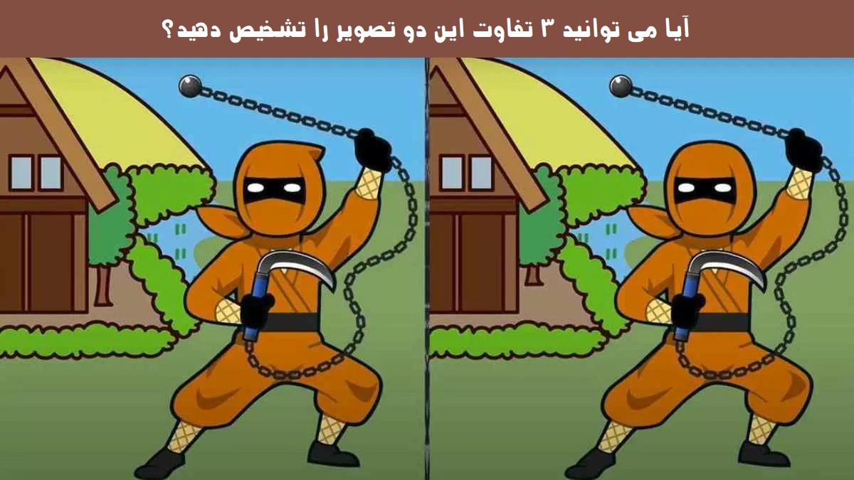 آزمون تفاوت تصویر نینجا