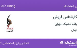 استخدام کارشناس فروش با حقوق بالای ۱۲ میلیون در راک مشبک تهران در تهران