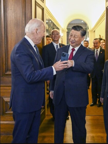بایدن با این عکس رهبر چین را غافلگیر کرد/عکس