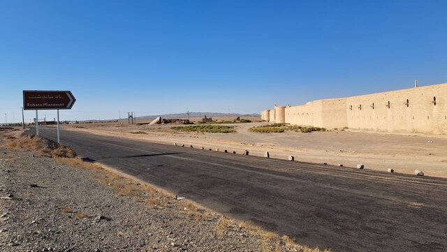 بهسازی مسیر دسترسی به بزرگترین کاروانسرای تاریخی ایران