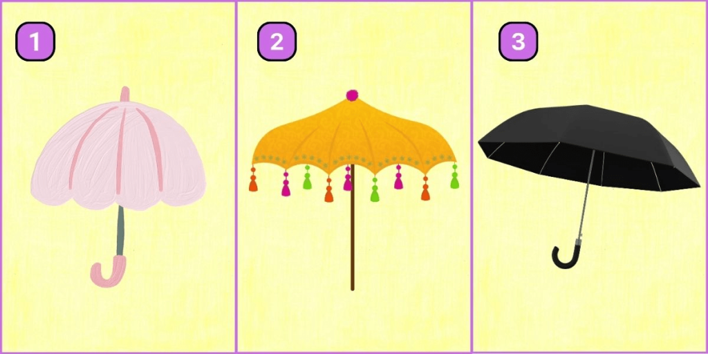 یکی از چترها را انتخاب کنید
