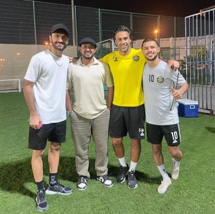 عکس‌| آشتی‌کنان یک استقلالی با مجیدی در تمرین اتحاد کلباء