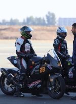 آخرین تمرینات تیم ملی موتور ریس ایران در پیست سوپرکارت آیلند