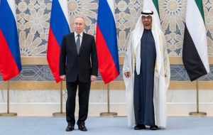 بیانیه روسیه درباره سفر پوتین به امارات/ مسکو و ابوظبی توافق کردند