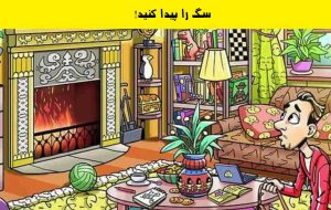 آزمون یافتن سگ در اتاق نشیمن زیر 5 ثانیه آزمون یافتن سگ در اتاق نشیمن زیر 5 ثانیه