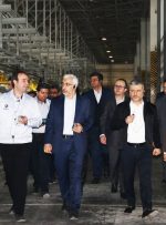 بازدید رئیس سازمان بورس از کارخانه و مجموعه های قطعه سازی شرکت کرمان موتور