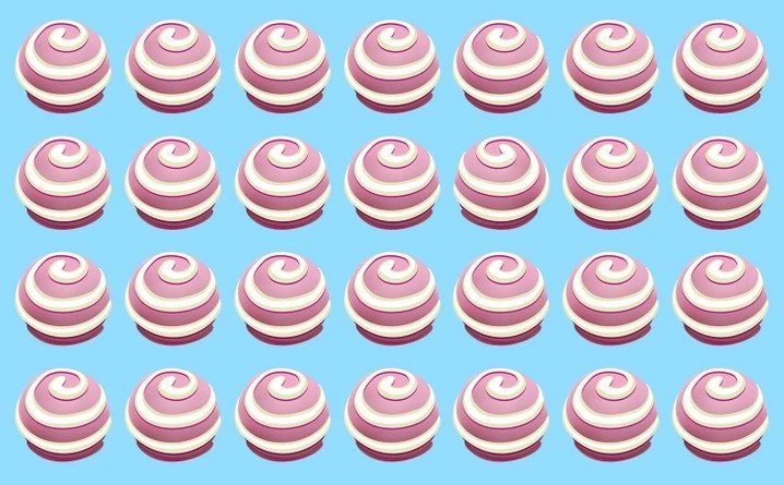 آبنبات متفاوت را پیدا کنید