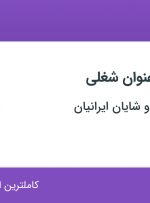 استخدام حسابدار و کارمند مالی در موسسه آرمان و شایان ایرانیان در تهران
