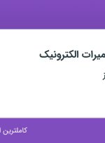 استخدام کارشناس تعمیرات الکترونیک در دیده گستر البرز در مرکز شهر البرز