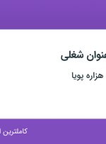 استخدام کارشناس وصول مطالبات و آبدارچی در ارتباطات شبکه هزاره پویا در تهران