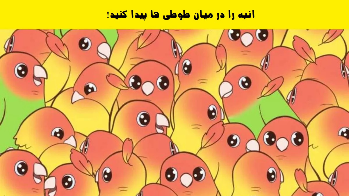 تست بینایی انبه پنهان