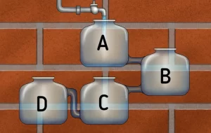 ضریب هوشی تان را محک بزنید: ابتدا کدام ظرف پر می‌شود؟