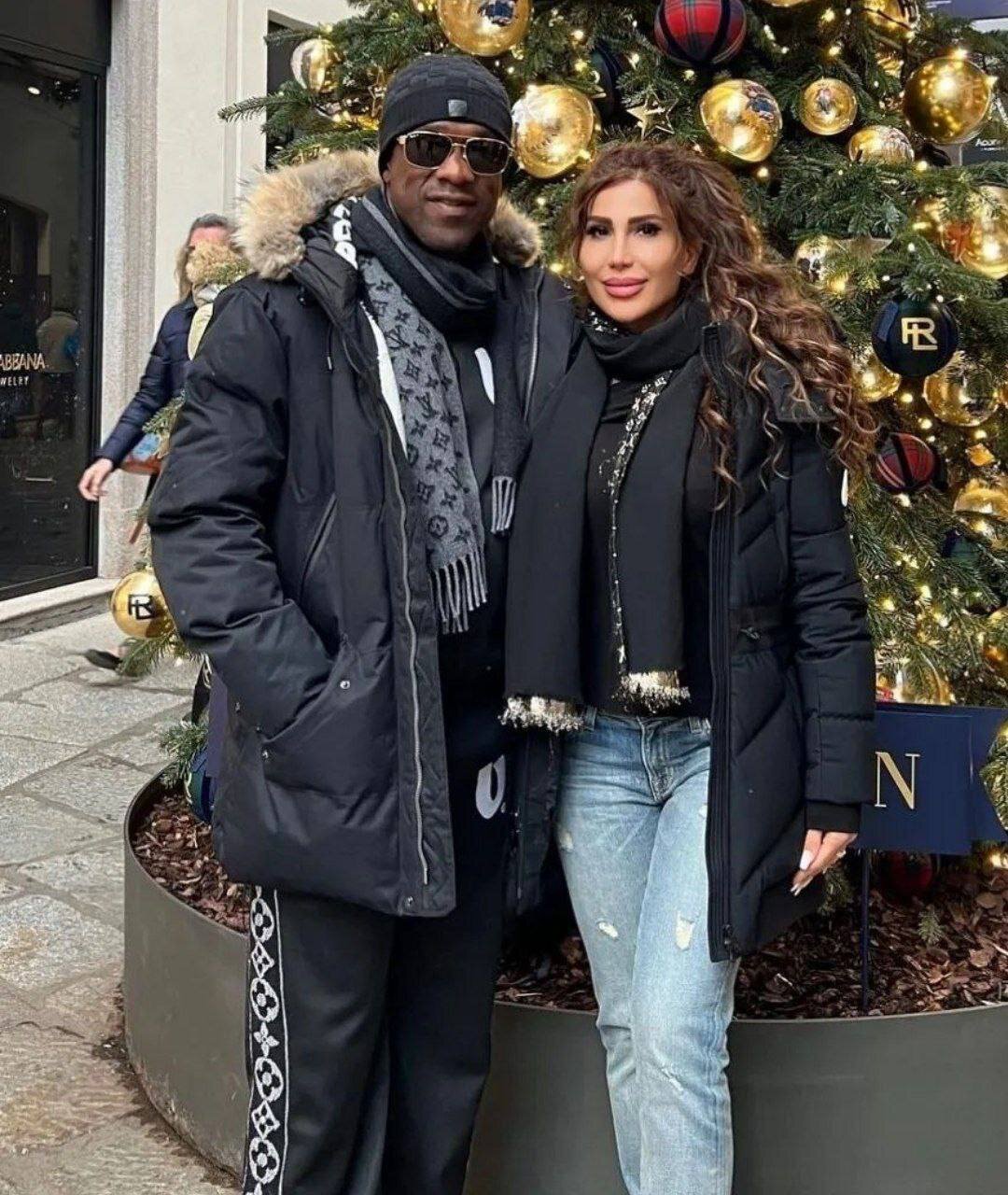 عکس‌| کریسمس اسطوره رئال و میلان با همسر ایرانی‌اش