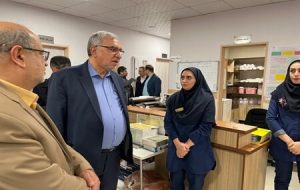 بررسی خدمت رسانی بیمارستان امام خمینی فیروزکوه توسط وزیر بهداشت