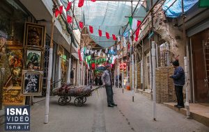 ویدیو/ بازار فرش مشهد به اصل قاجاری خود برمی‌گردد