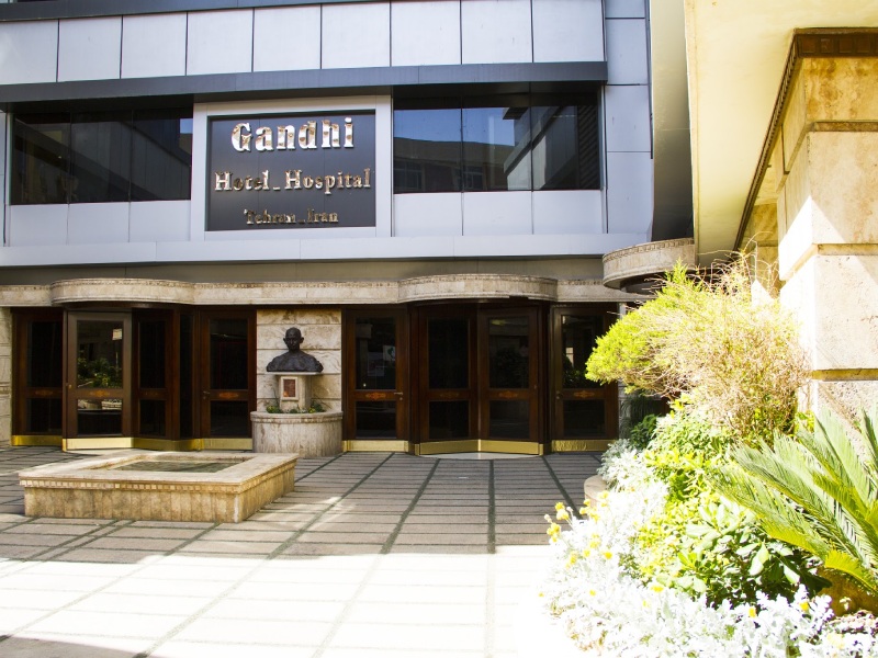 آتش سوزی در بیمارستان گاندی تهران