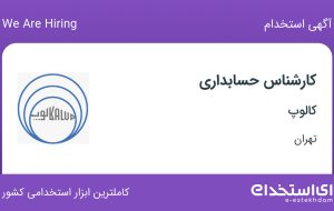 استخدام کارشناس حسابداری با حقوق بالای ۱۲ میلیون در کالوپ در تهران