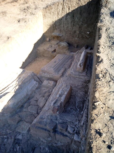 کشف بقایای تدفین ۴ انسان پشت یک سد