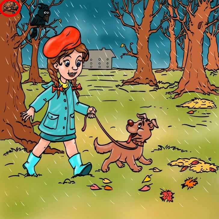 اشتباه تصویر دختر در جنگل