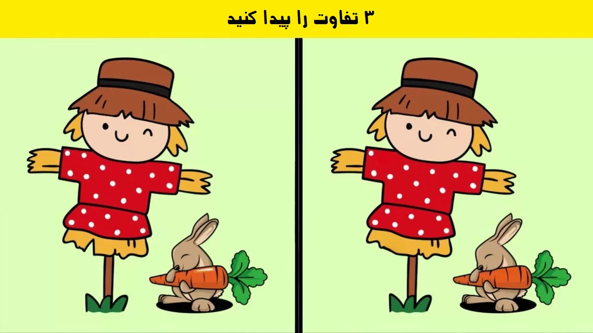 آزمون تشخیص تفاوت تصاویر مترسک