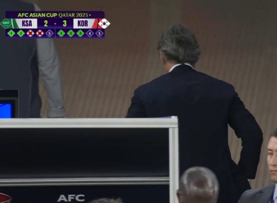 عکس‌| حرکت جنجالی مانچینی در شب حذف عربستان