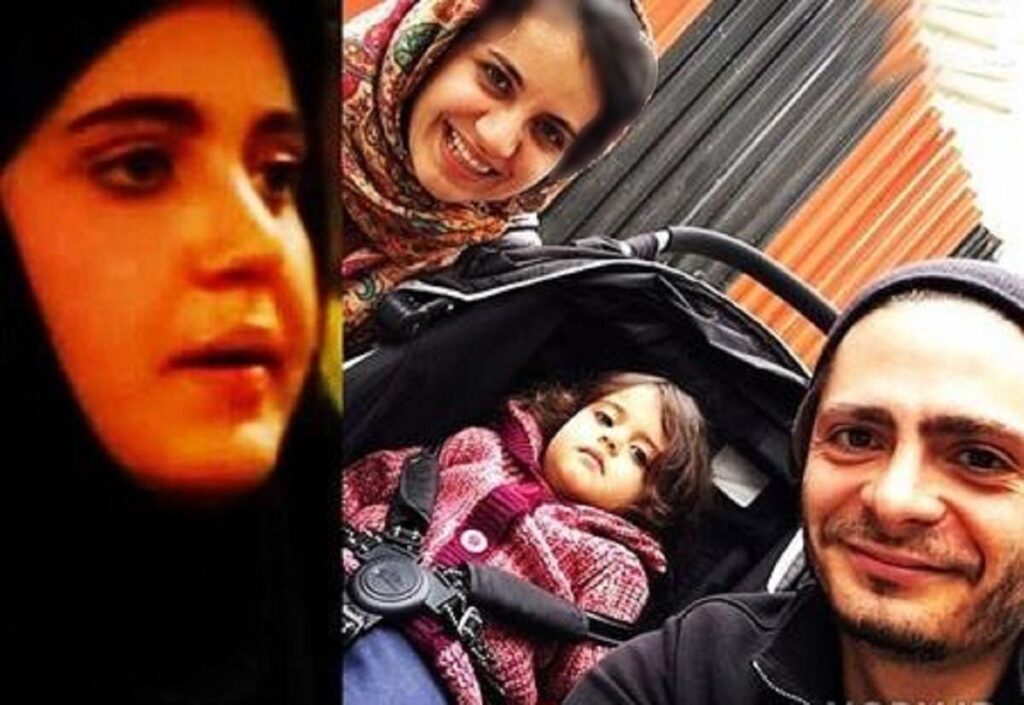 فعالیت های هنری زهرا جواهری - در این عکس او به همراه همسر و دخترش