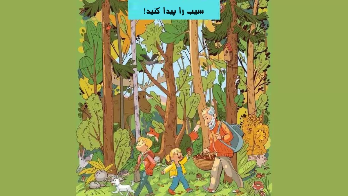 می توانی سیب را پیدا کنی؟