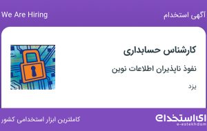 استخدام کارشناس حسابداری در نفوذ ناپذیران اطلاعات نوین در یزد