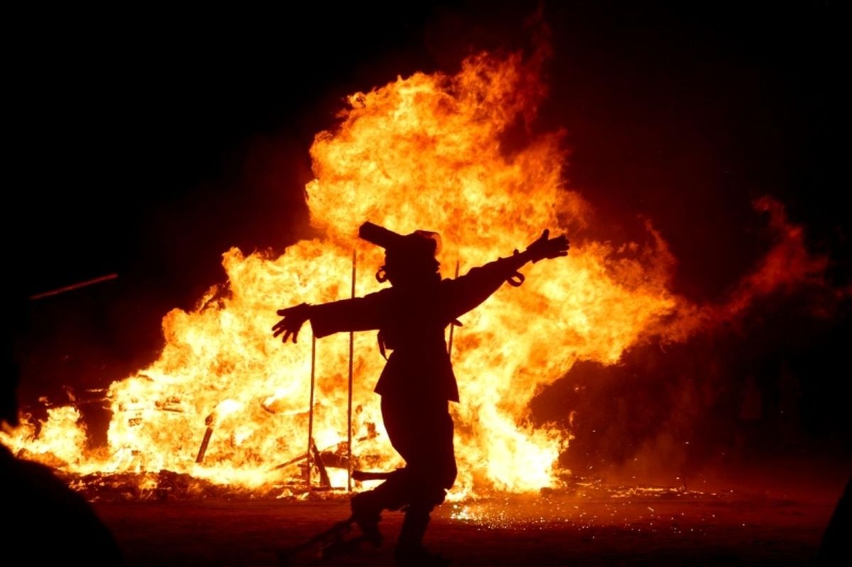 اولین حادثه چهارشنبه سوری امسال