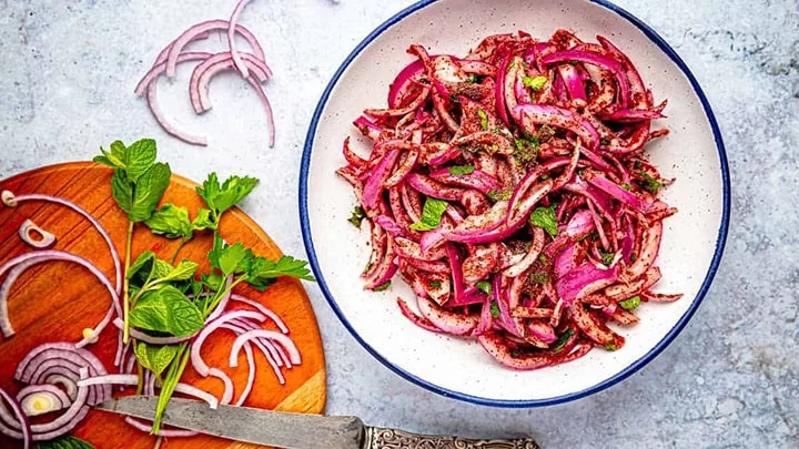 طرز تهیه پیاز سماقی