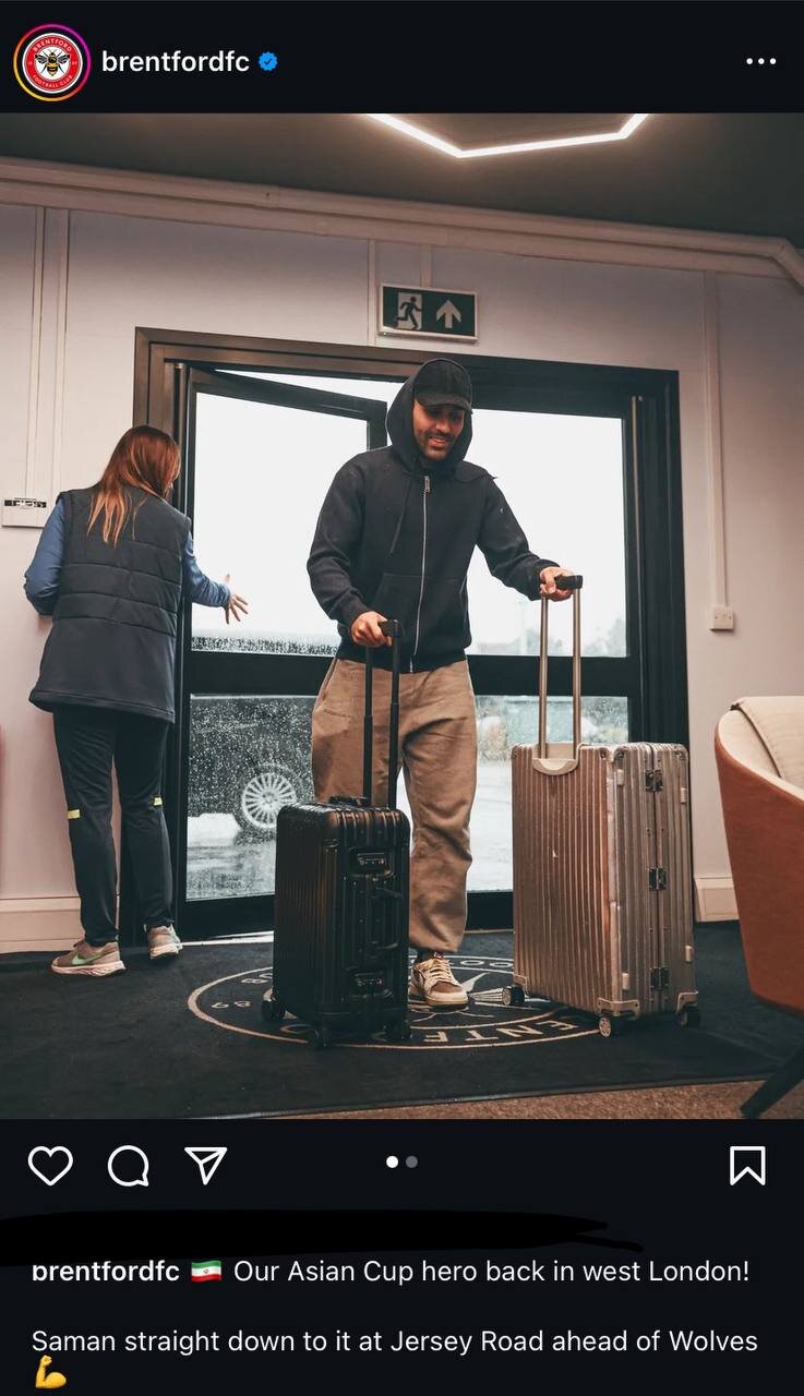 عکس‌| واکنش جالب به بازگشت ستاره ایرانی به لندن