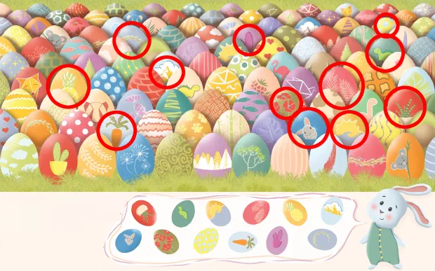 تخم رنگی های خرگوش