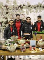 عکس| بازیکنان تیم ملی در کنار سفره هفت‌سین