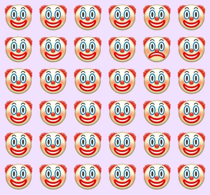 دلقک ناراحت را پیدا کنید