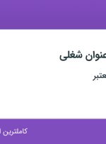 استخدام کارشناس مالی، کارشناس حسابداری مالیاتی و حسابدار فروش در فارس