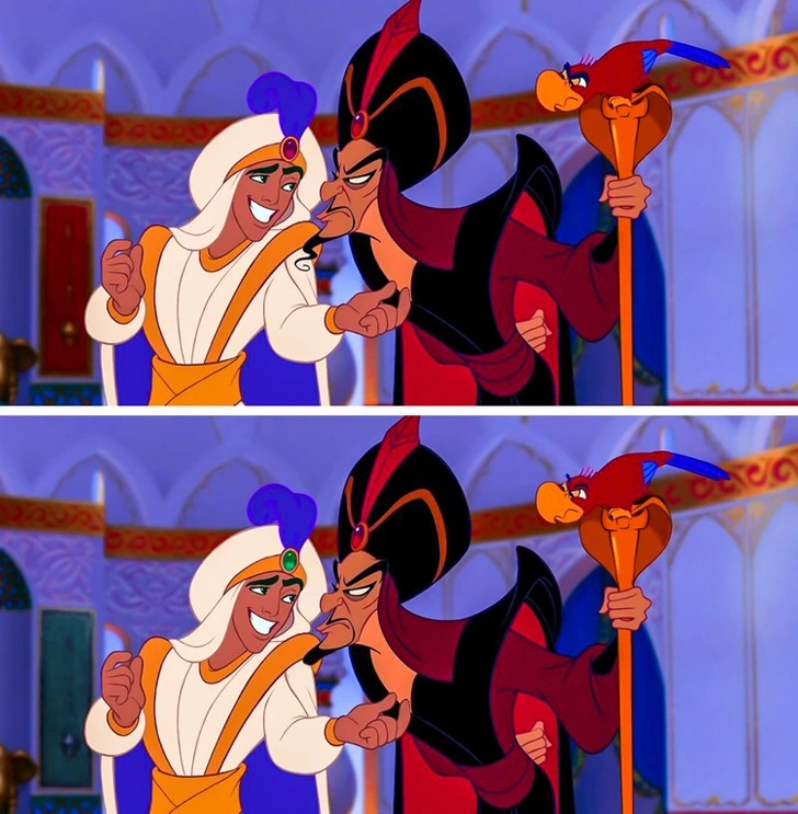 اختلاف دو تصویر علاءالدین