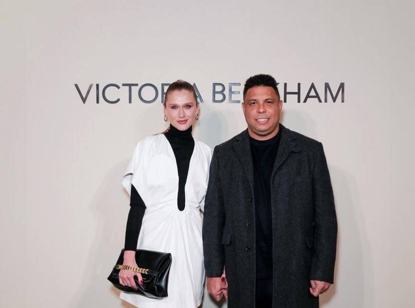 عکس| رونالدو و همسرش در هفته مد پاریس