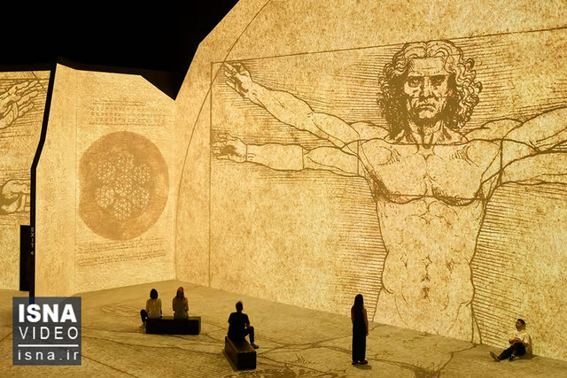 ویدیو/ نمایش دست‌نوشته‌های «داوینچی» برای نخستین‌بار در استرالیا