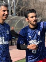 خبرآنلاین – تصاویر | ژست جالب رضا قوچان‌نژاد در کنار عادل فردوسی‌پور در یک مسابقه فوتبال