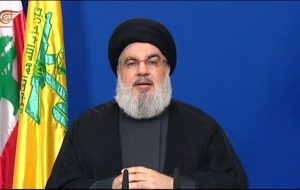 تمجید دبیرکل حزب الله لبنان از شهید زاهدی