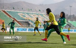 عکس| پایان لیگ برتر فوتبال زنان با جشنواره گل قهرمان