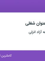 استخدام ۵ عنوان شغلی در هانا نیسا منطقه آزاد انزلی در تهران