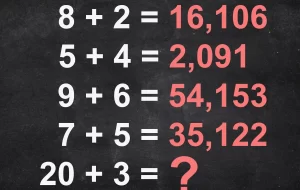 اگر بتوانید این معمای ریاضی را حل کنید، ممکن است نابغه باشید