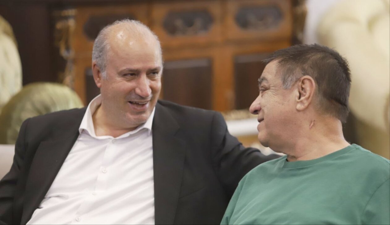 عکس‌| ملاقات تاج با پیشکسوت فوتبال ایران