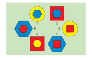 معما: شکل با کد رنگی نادرست را در 8 ثانیه پیدا کنید!