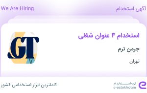 استخدام توسعه دهنده وردپرس، گرافیست، حسابدار و کارشناس فنی امور مهاجرتی