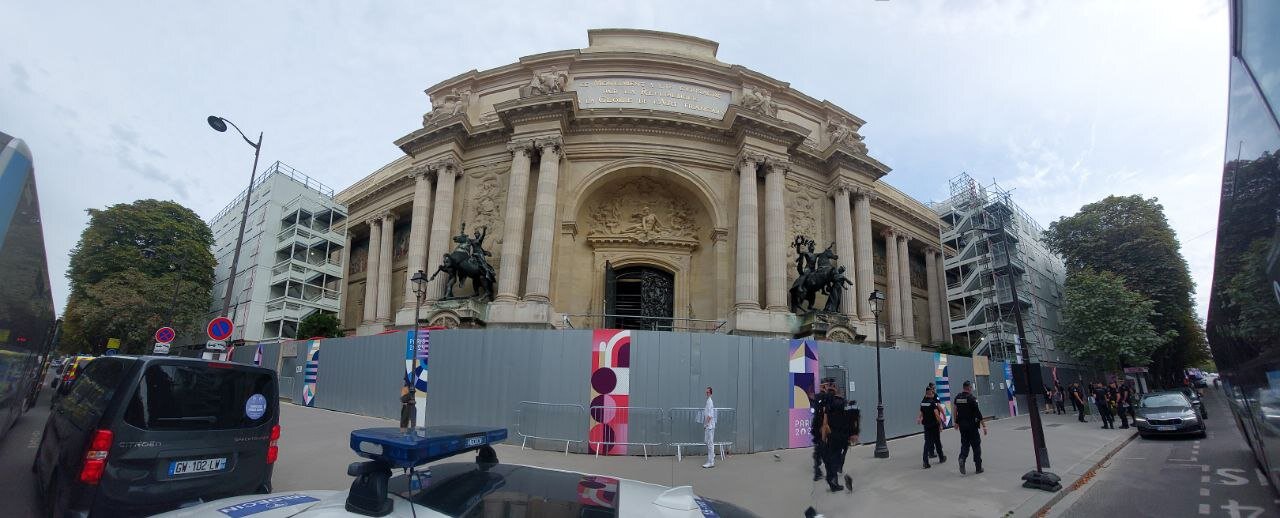 عکس | کاخ تاریخی پاریس در دست تعمیرات